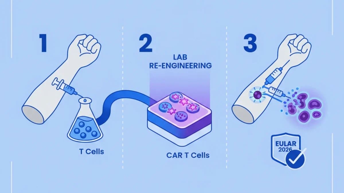CAR T Cell Therapy Shows Efficacy in Autoimmune Diseases at EULAR 2026