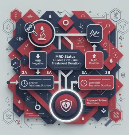 MRD Status Guides First-Line Treatment Duration in Haematologic Malignancies