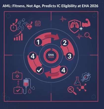 AML: Fitness, Not Age, Predicts IC Eligibility at EHA 2026