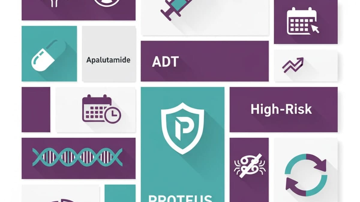 PROTEUS Trial: Neoadjuvant Apalutamide Plus ADT in High-Risk Prostate Cancer
