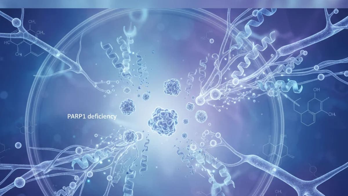 PARP1 Deficiency Reduces Amyloid Pathology in Familial AD Model