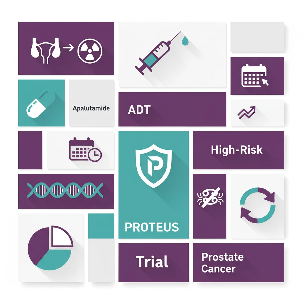 PROTEUS Trial: Neoadjuvant Apalutamide Plus ADT in High-Risk Prostate Cancer